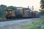CSX 900033 covering the back up move to Park spur